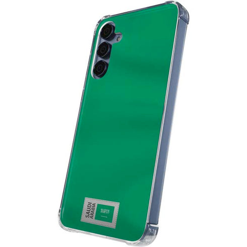 Saudi Arabia Soccer Flag Galaxy A35 5G Clear Case